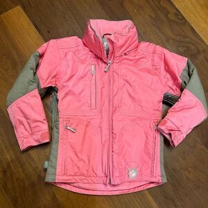 Obermeyer girl's LHASA Ski Jacket Girls Size 6 Juniors Pink Waterproof style 513